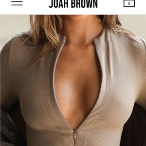 ⚡️JOAH BROWN ⚡️ long sleeve invisible zipper